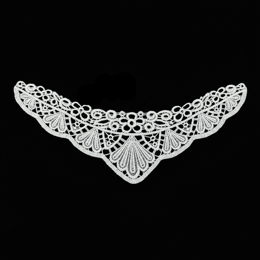 White Dyeable Polyester Neck Patch ( Width : 9 Inch & Lenght : 4 Inch )