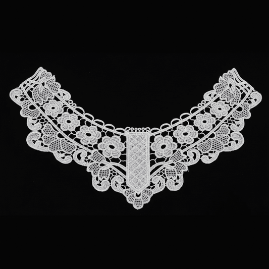 White Dyeable Polyester Neck Patch ( Width : 11 Inch & Lenght : 7 Inch )