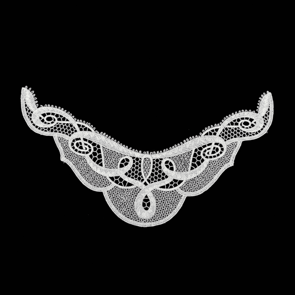 White Dyeable Polyester Neck Patch ( Width : 10 Inch & Lenght : 6 Inch )