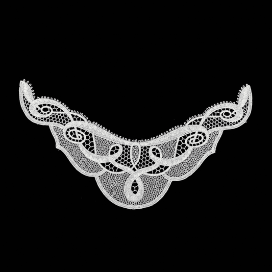 White Dyeable Polyester Neck Patch ( Width : 10 Inch & Lenght : 6 Inch )