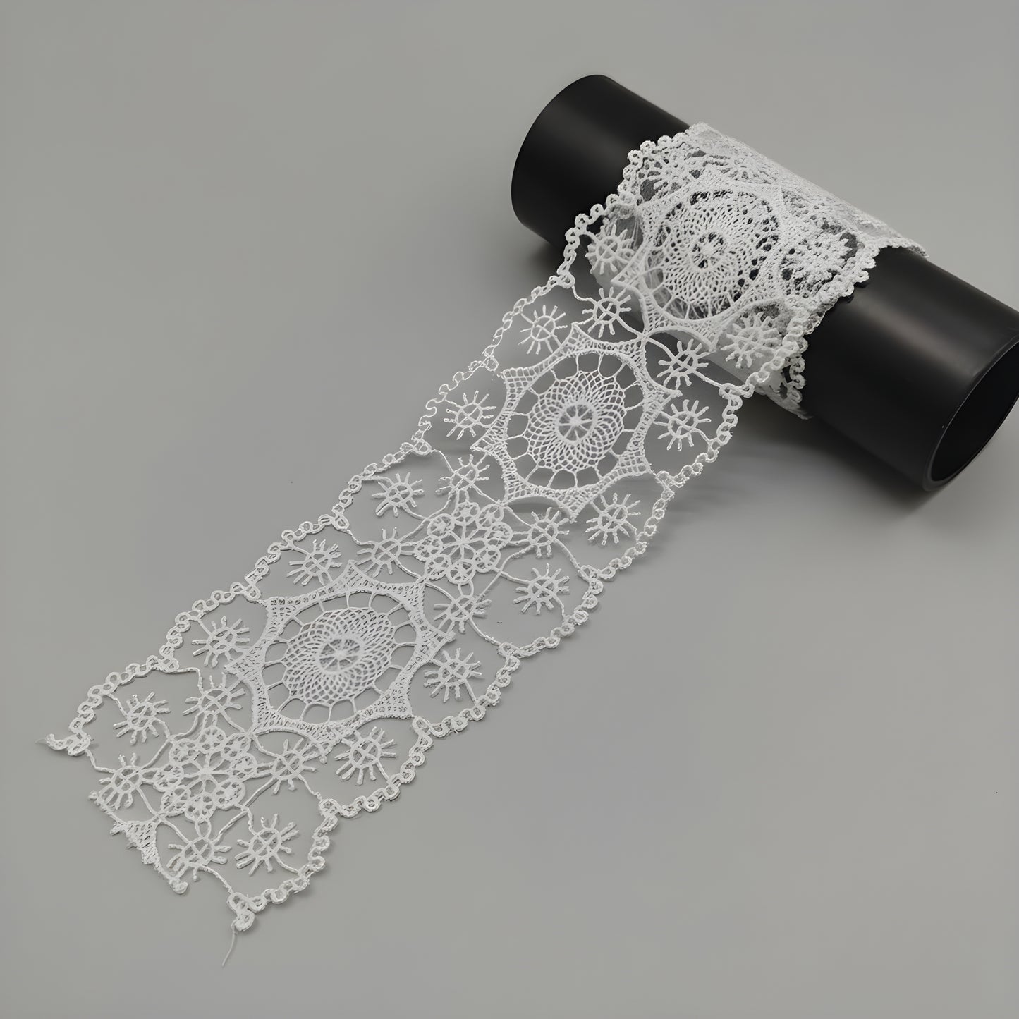 White Polyester Lace (Width : 2 Inch & P-213)