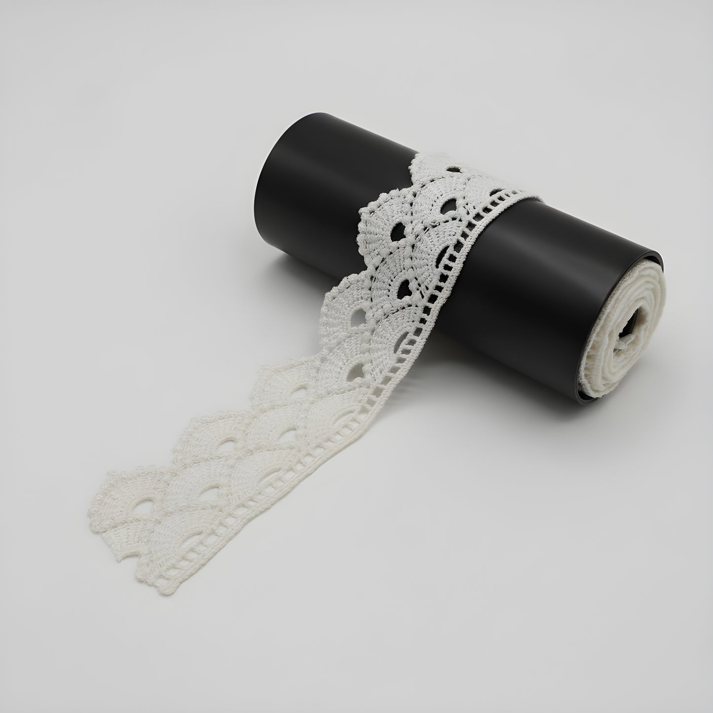 White Polyester Lace (Width : 1.5 Inch & P-226)