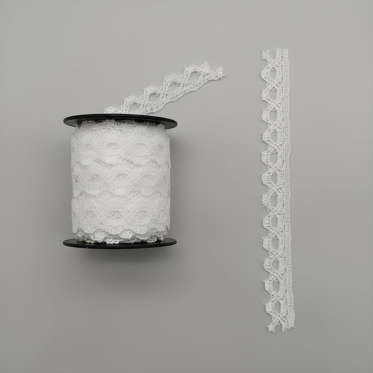 White Polyester Lace (Width : 0.5 Inch & P-234)