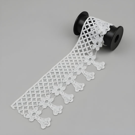 White Polyester Lace ( Width : 2.5 Inch & P-248)