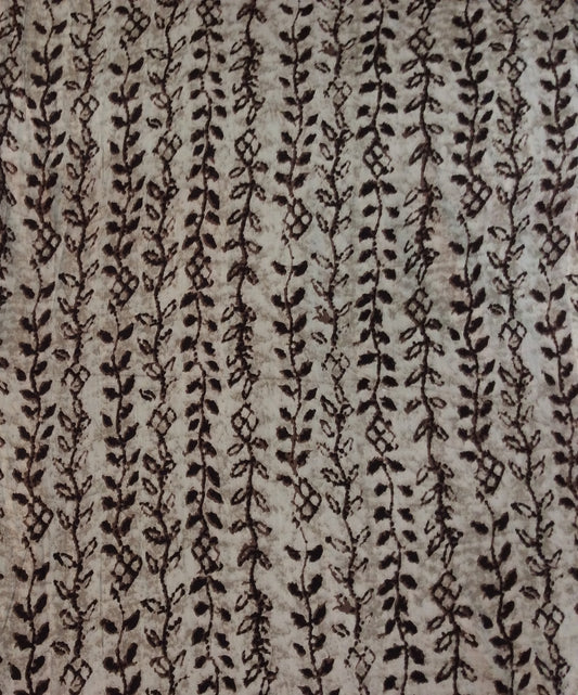 Brown Rayon Print