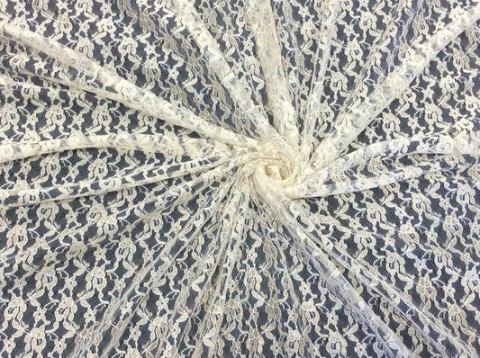 White Nylon Net Dyed & Dyeable (Sku: S-114)