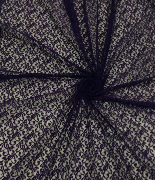 Black Nylon Net Dyed & Dyeable (Sku: S-118)