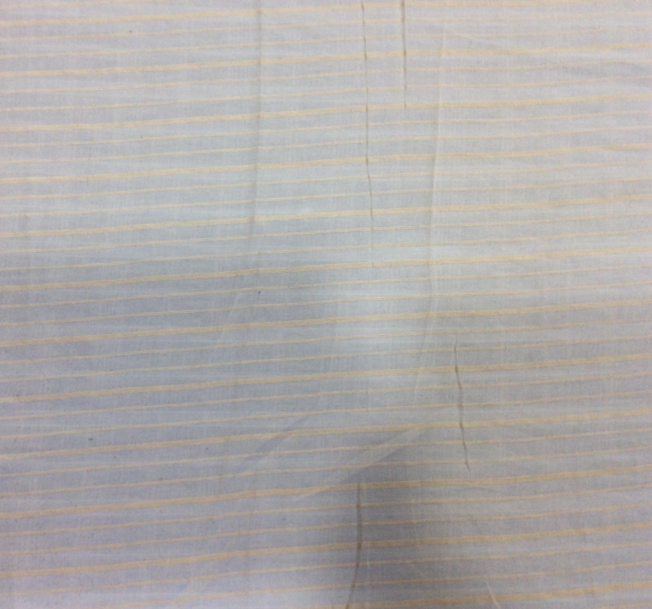 Cream Cotton Stripe For Shirting (Sku: S-11)