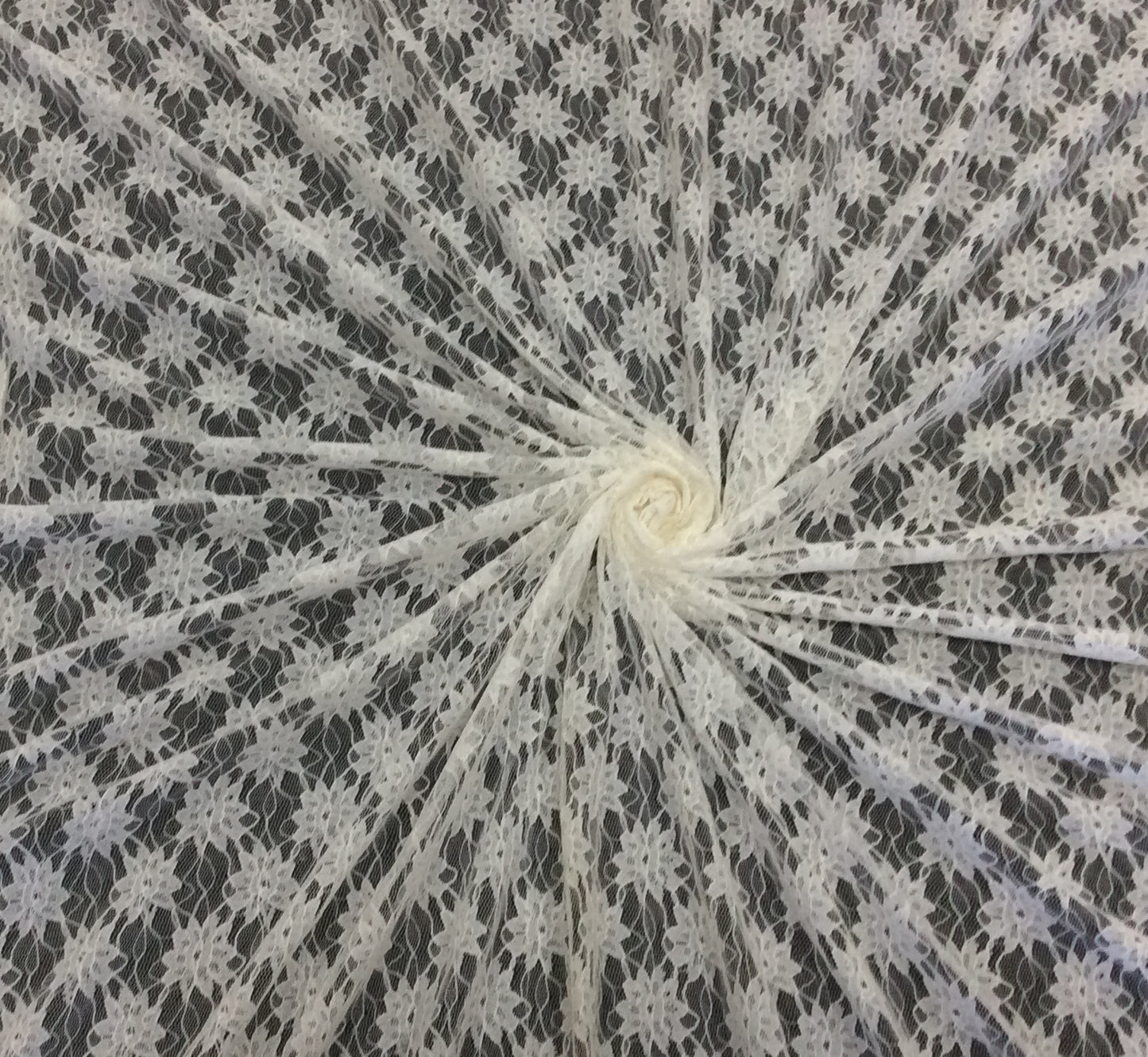 White Nylon Net Dyed & Dyeable (Sku: S-134)