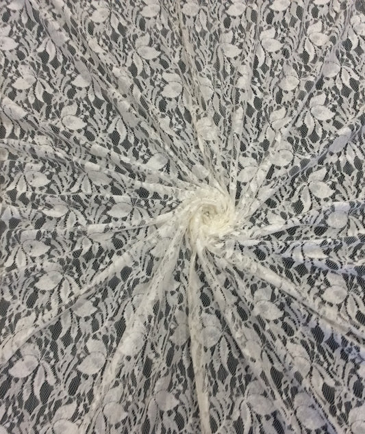 White Nylon Net Dyed & Dyeable (Sku: S-135)