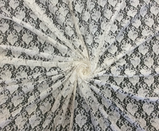 White Nylon Net Dyed & Dyeable (Sku: S-139)