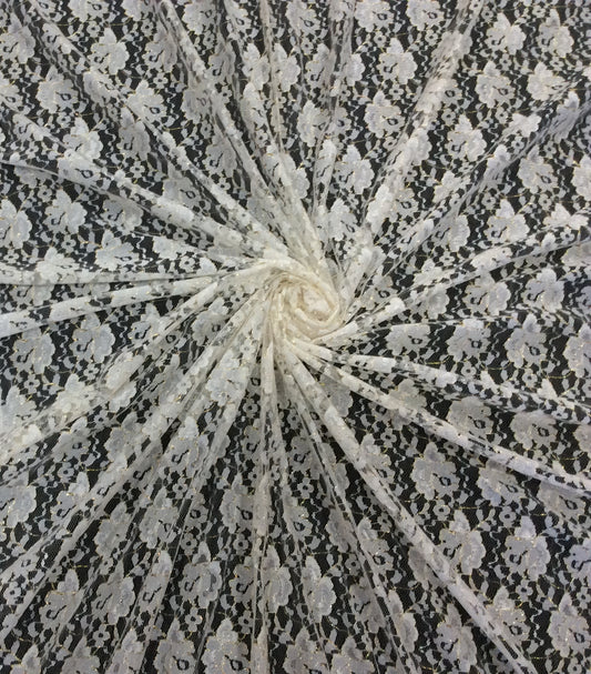 White Nylon Net Dyed & Dyeable (Sku: S-142)
