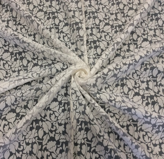 White Nylon Net Dyed & Dyeable (Sku: S-147)