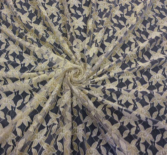 White Nylon Net Dyed & Dyeable (Sku: S-148)
