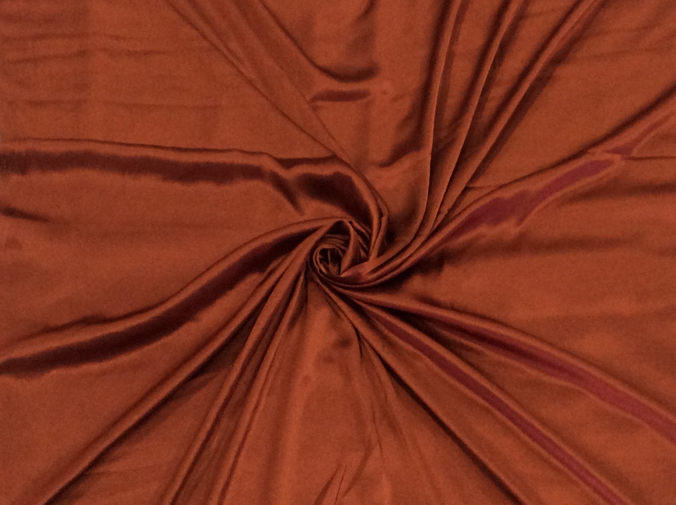 Brown Satin Dyed Polyester (Sku: S-234)