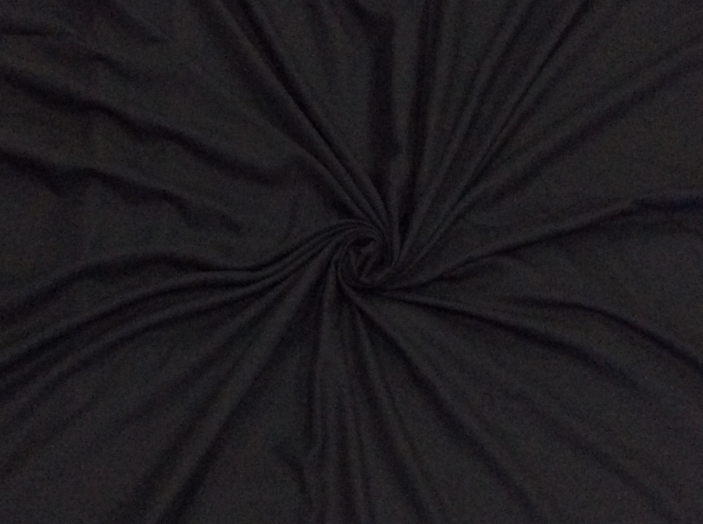 Black Cotton Blend Spun Dyed