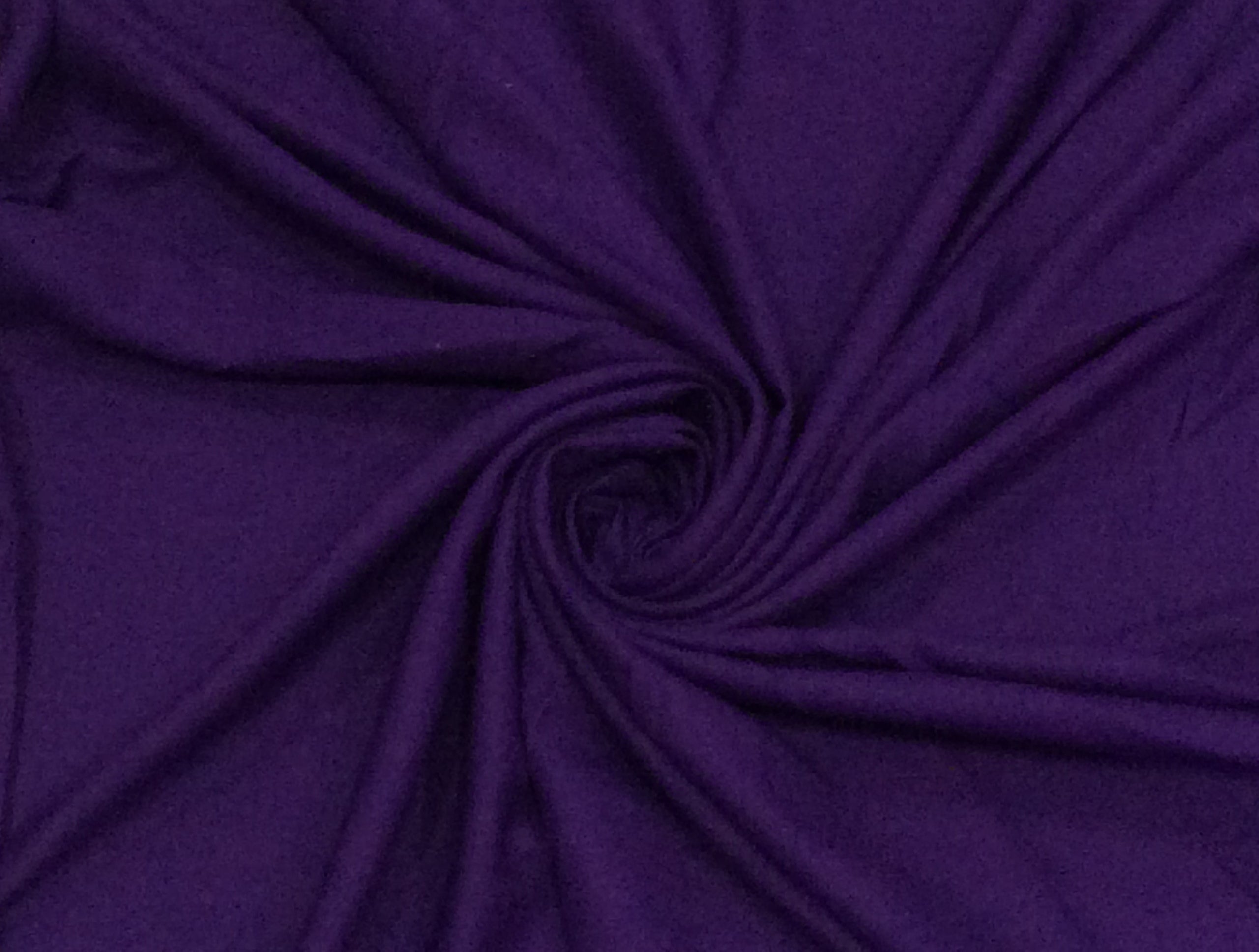 Purple Cotton Blend Spun Dyed