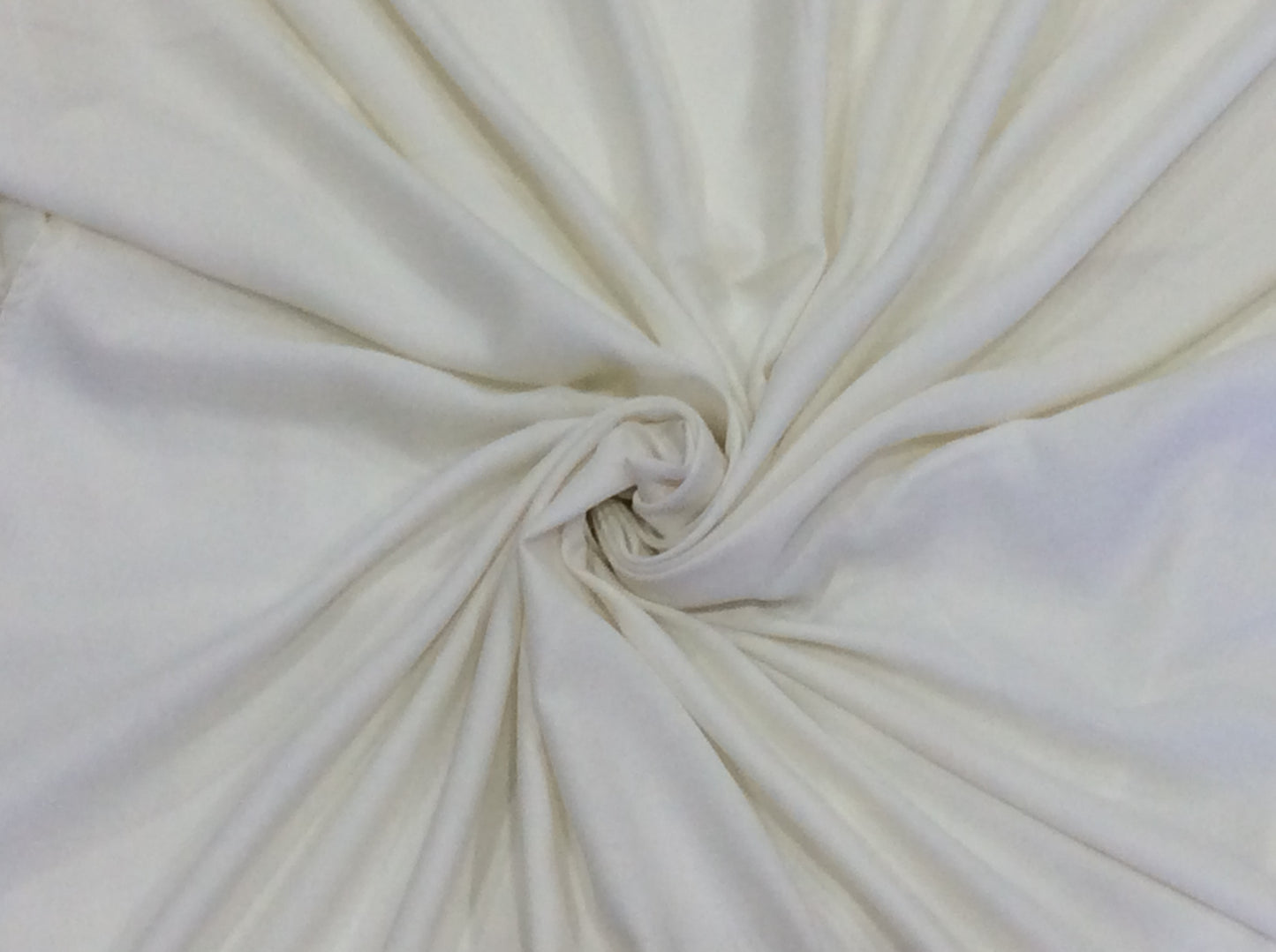 White Cotton Blend Spun Dyed