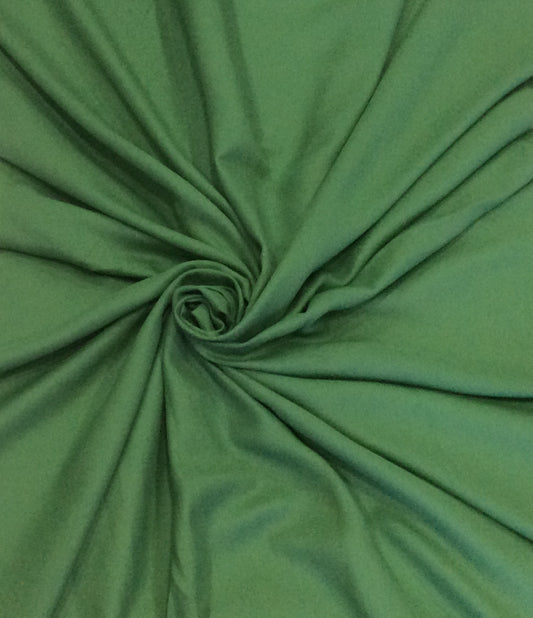 Green Cotton Blend Spun Dyed
