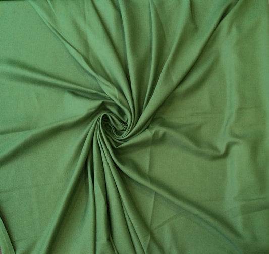 Green Cotton Blend Spun Dyed