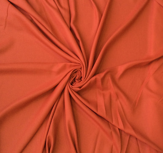 Orange Cotton Blend Spun Dyed