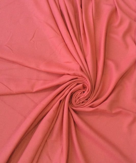Pink Cotton Blend Spun Dyed