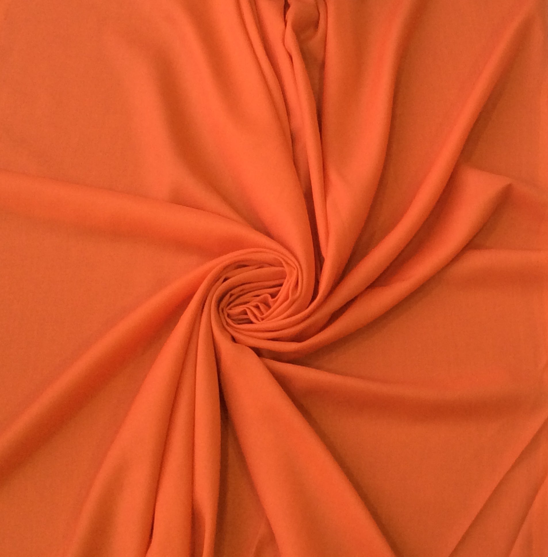 Orange Cotton Blend Spun Dyed