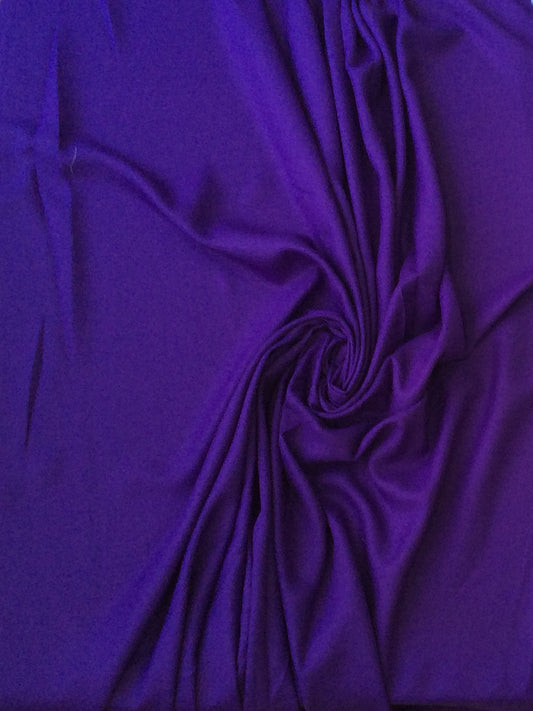 Purple Cotton Blend Spun Dyed