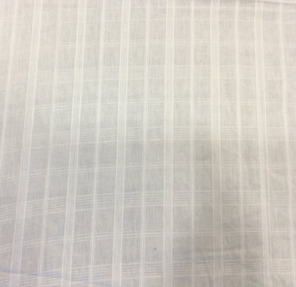 White Cotton Leno Self Dyeable (Sku: S-33)