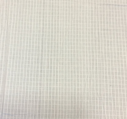 White Cotton Leno Self Dyeable (Sku: S-40)