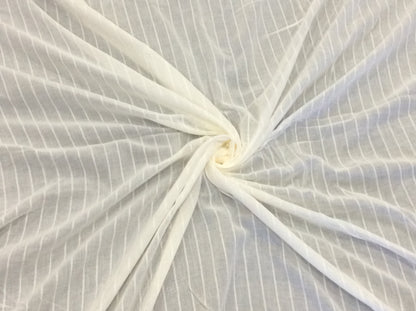 White Cotton Leno Self Dyeable (Sku: S-43)