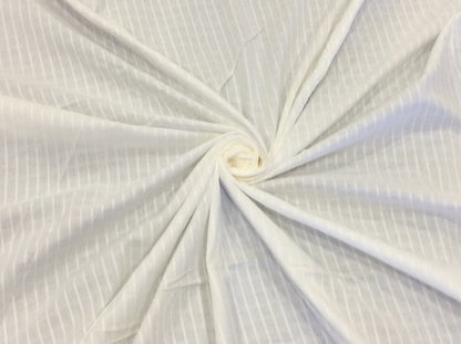 White Cotton Leno Self Dyeable (Sku: S-44)
