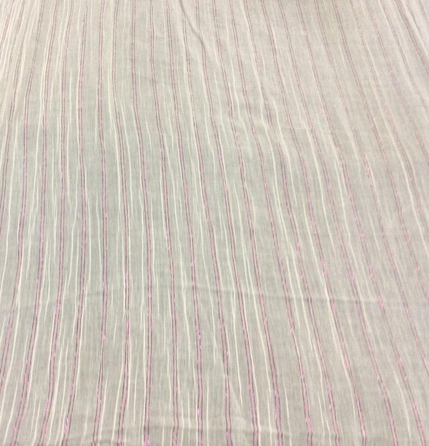 White Cotton Leno Self Dyeable (Sku: S-47)