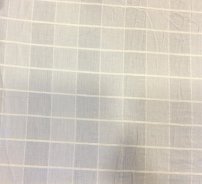 White Cotton Leno Self Dyeable (Sku: S-50)