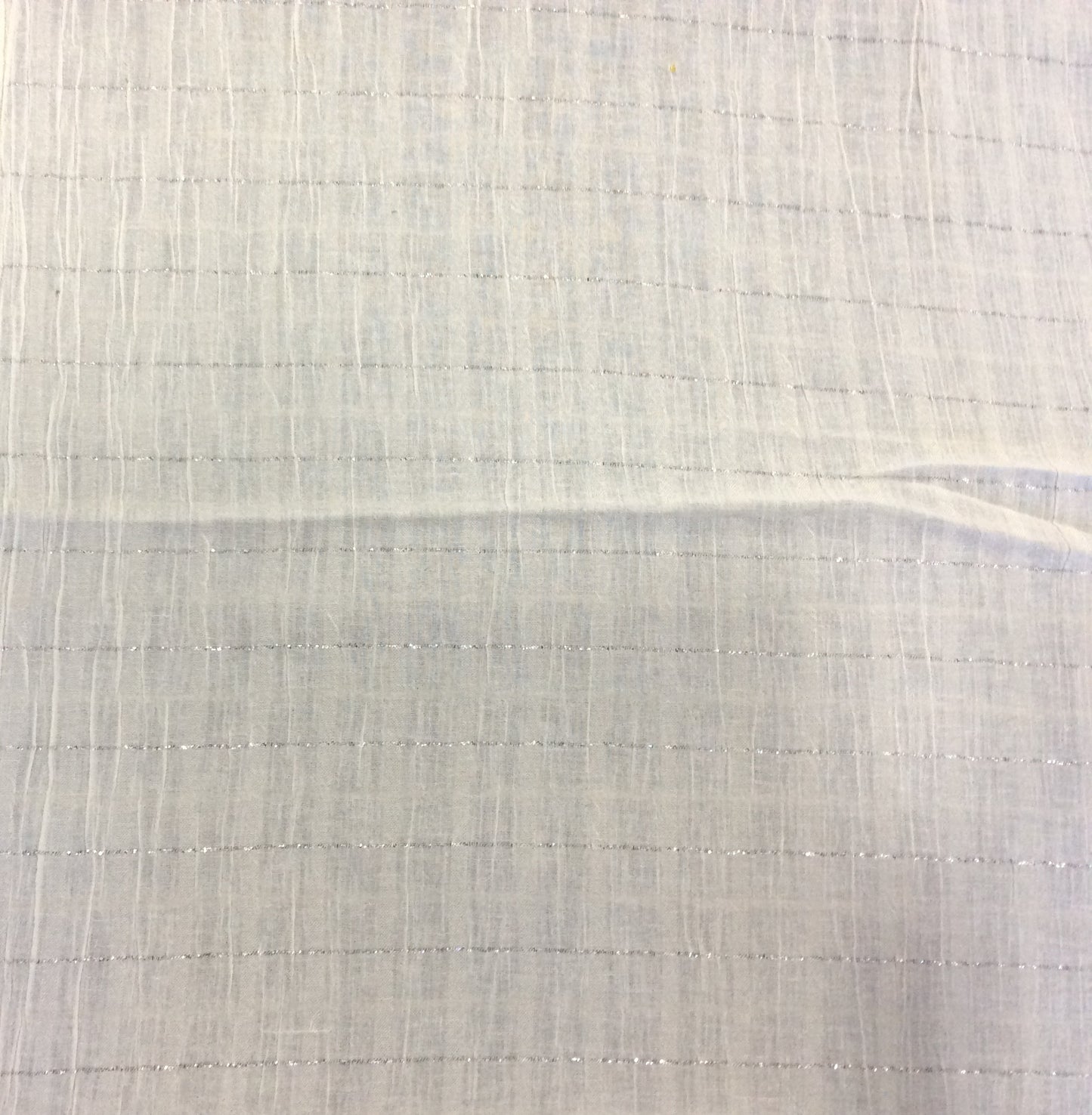 White Cotton Leno Self Dyeable (Sku: S-55)