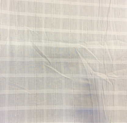 White Cotton Leno Self Dyeable (Sku: S-58)