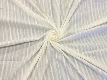 White Cotton Leno Self Dyeable (Sku: S-59)