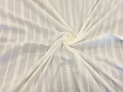 White Cotton Leno Self Dyeable (Sku: S-65)