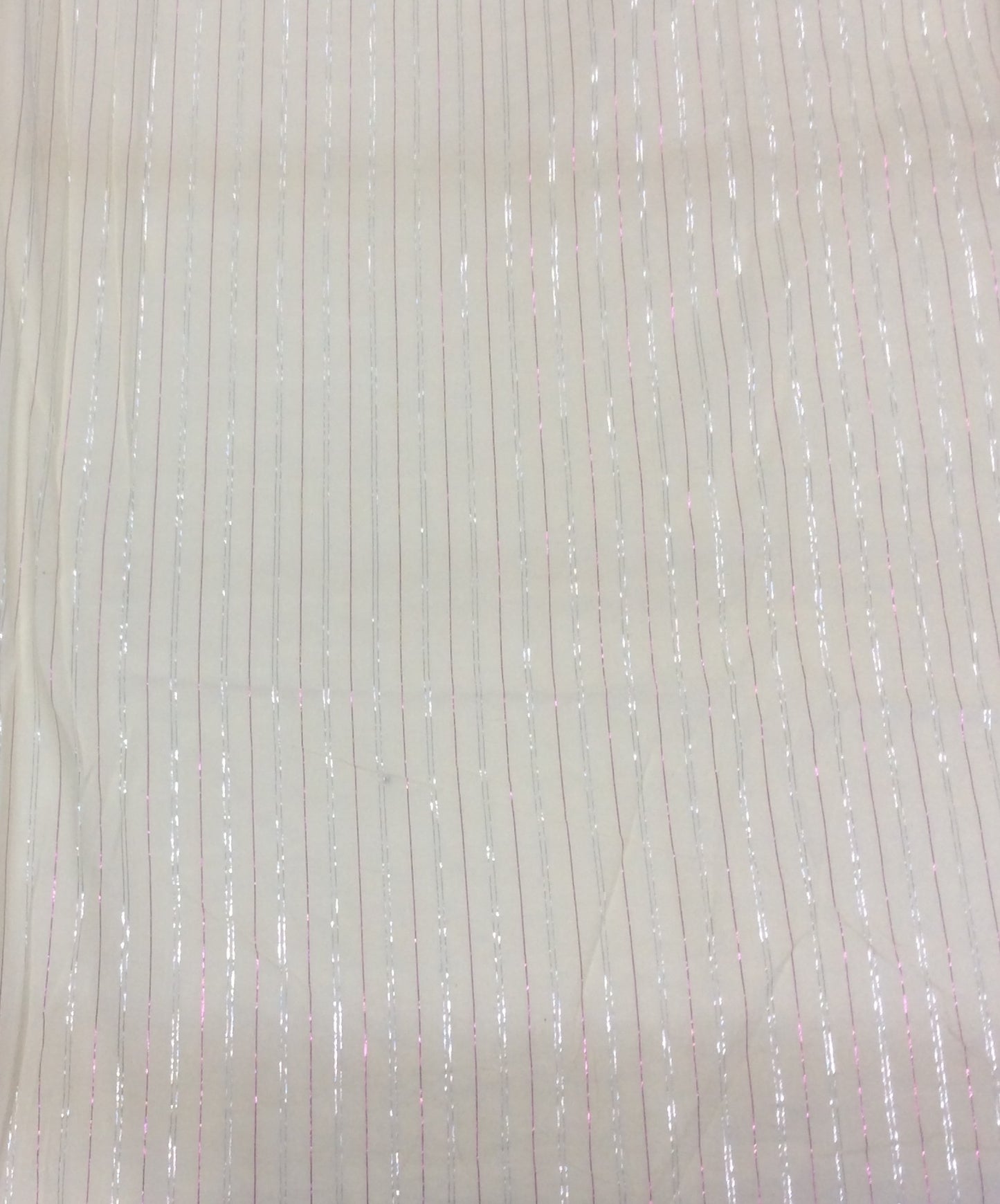 White Cotton Lurex Dyeable (Sku: S-69)