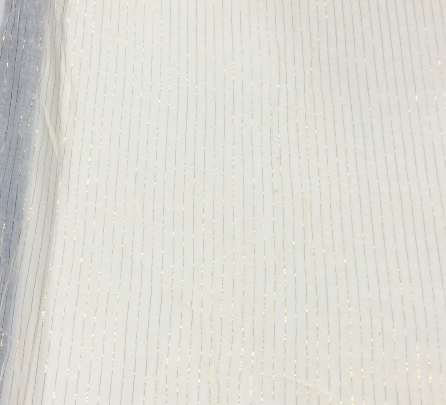 White Cotton Lurex Dyeable (Sku: S-70)