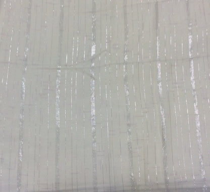 White Cotton Lurex Dyeable (Sku: S-73)