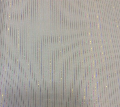 White Cotton Lurex Dyeable (Sku: S-75)