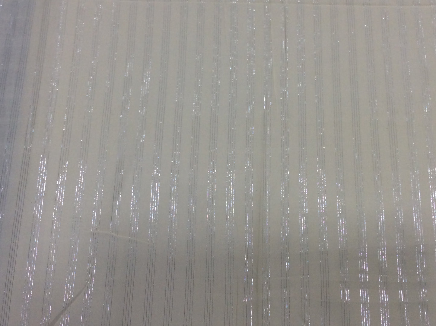 White Cotton Lurex Dyeable (Sku: S-76)