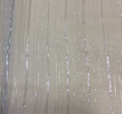 White Cotton Lurex Dyeable (Sku: S-79)