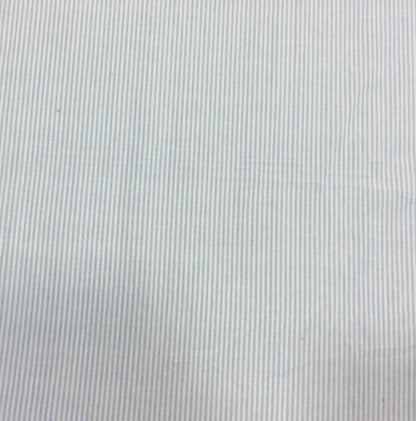 Blue & White Yarn Dyed Pinstripe For Shirting