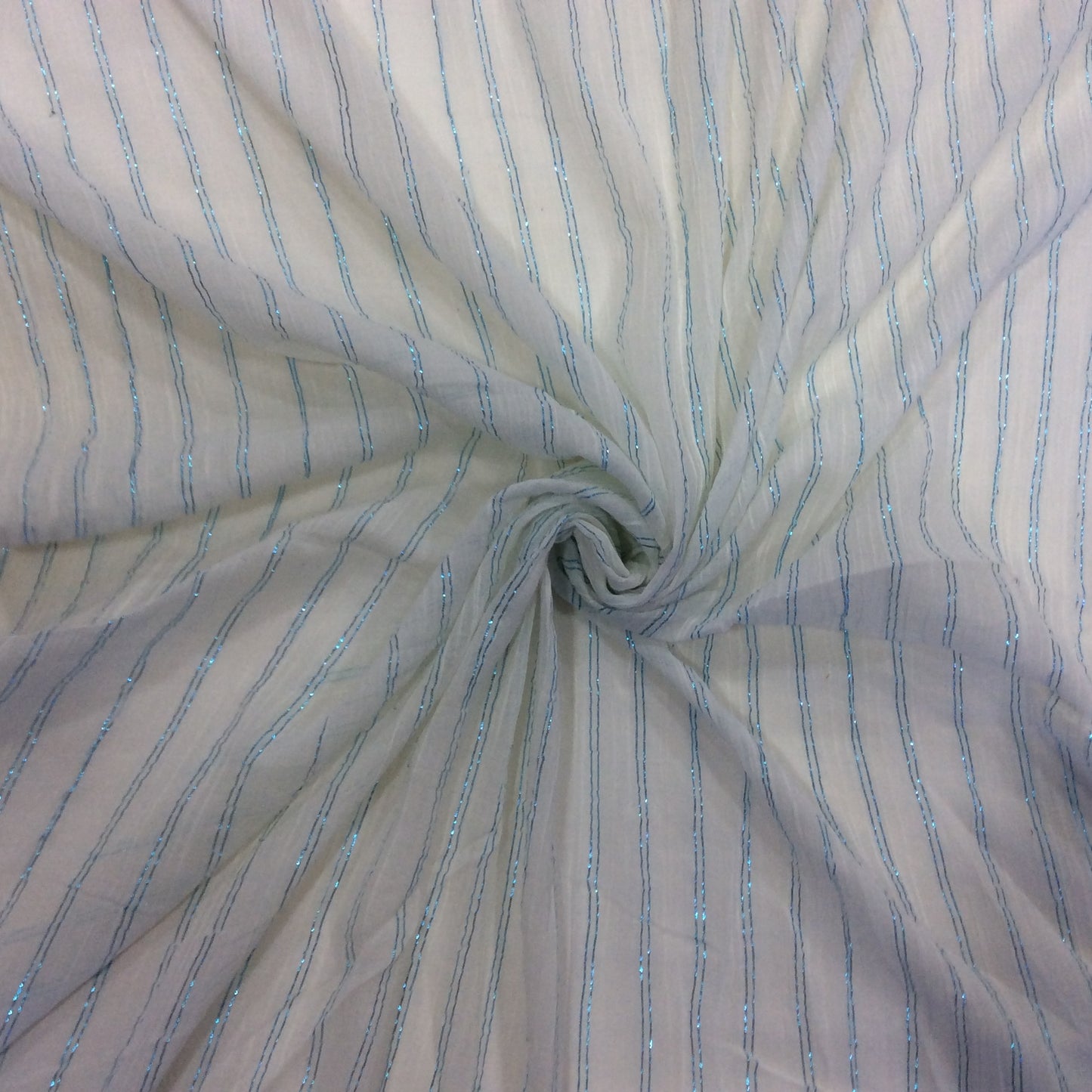 White Cotton Lurex Dyeable (Sku: S-84)
