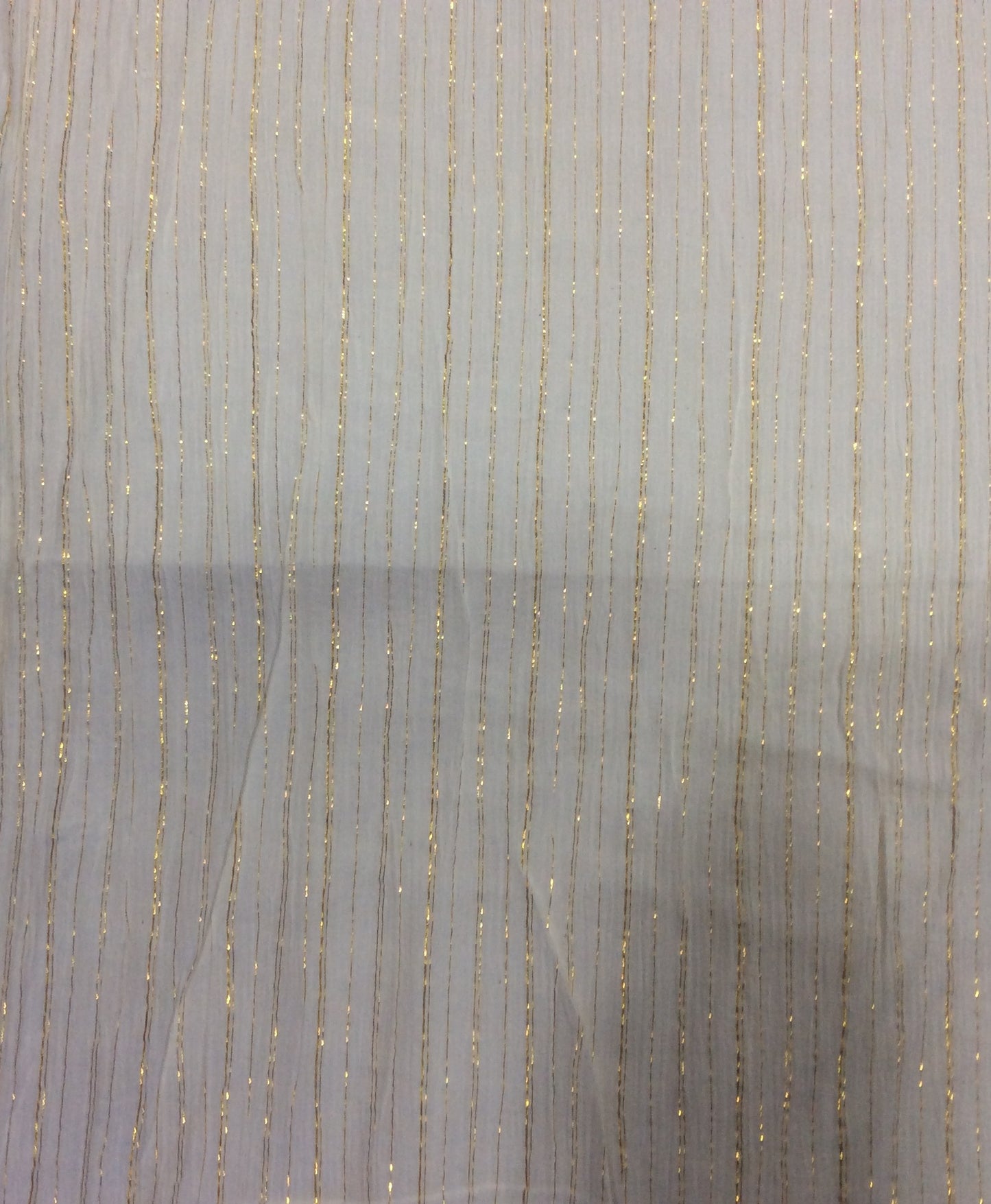 White Cotton Lurex Dyeable (Sku: S-85)