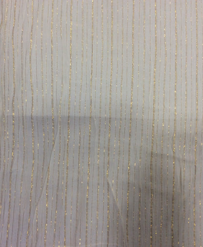 White Cotton Lurex Dyeable (Sku: S-85)