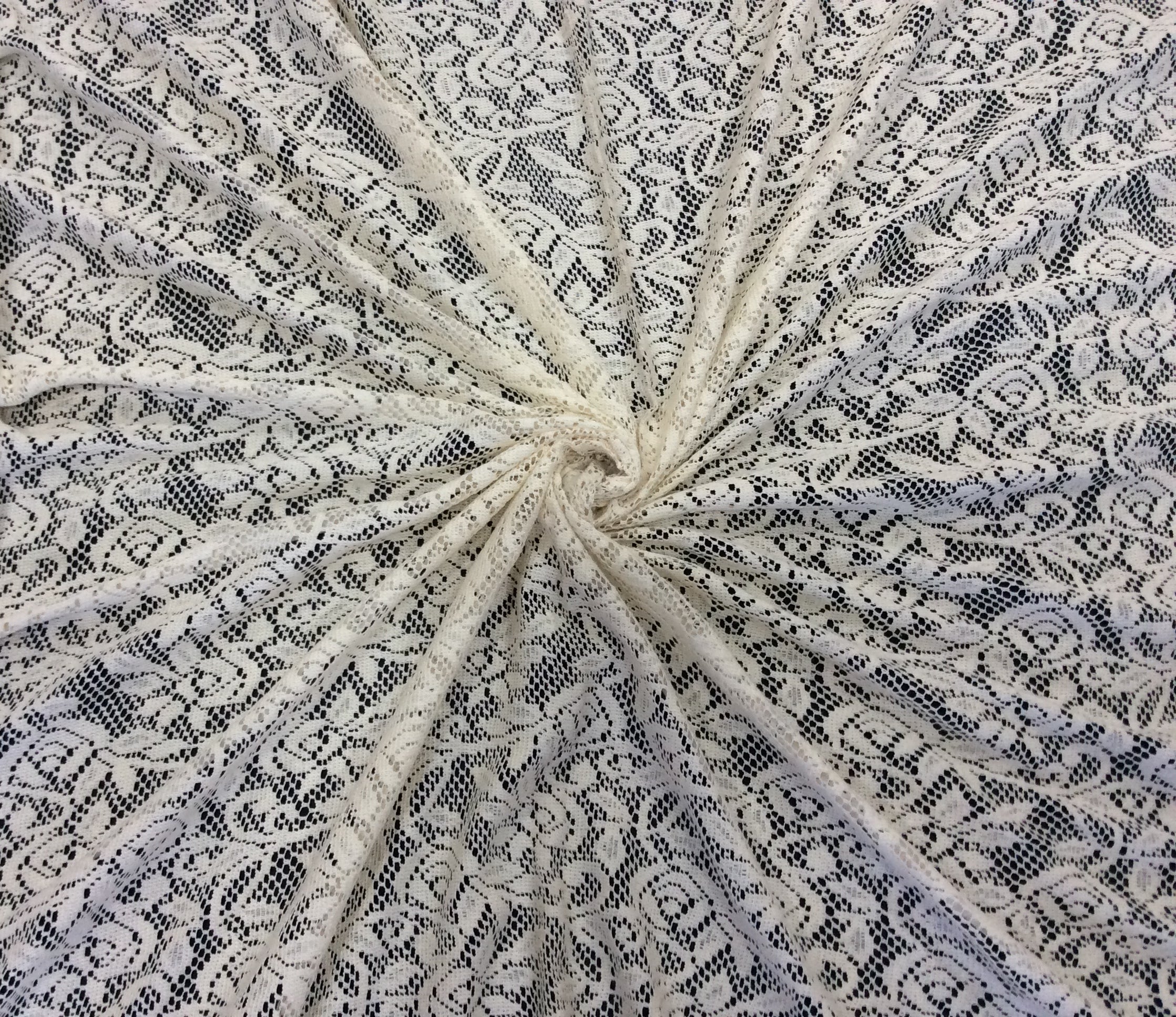 White Cotton Net Dyeable (Sku: S-91)