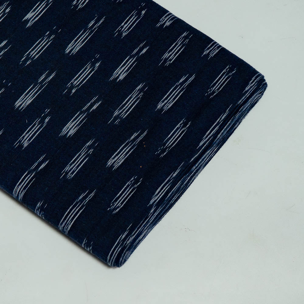 Blue Cotton Handloom Ikat (SKU: I-639)